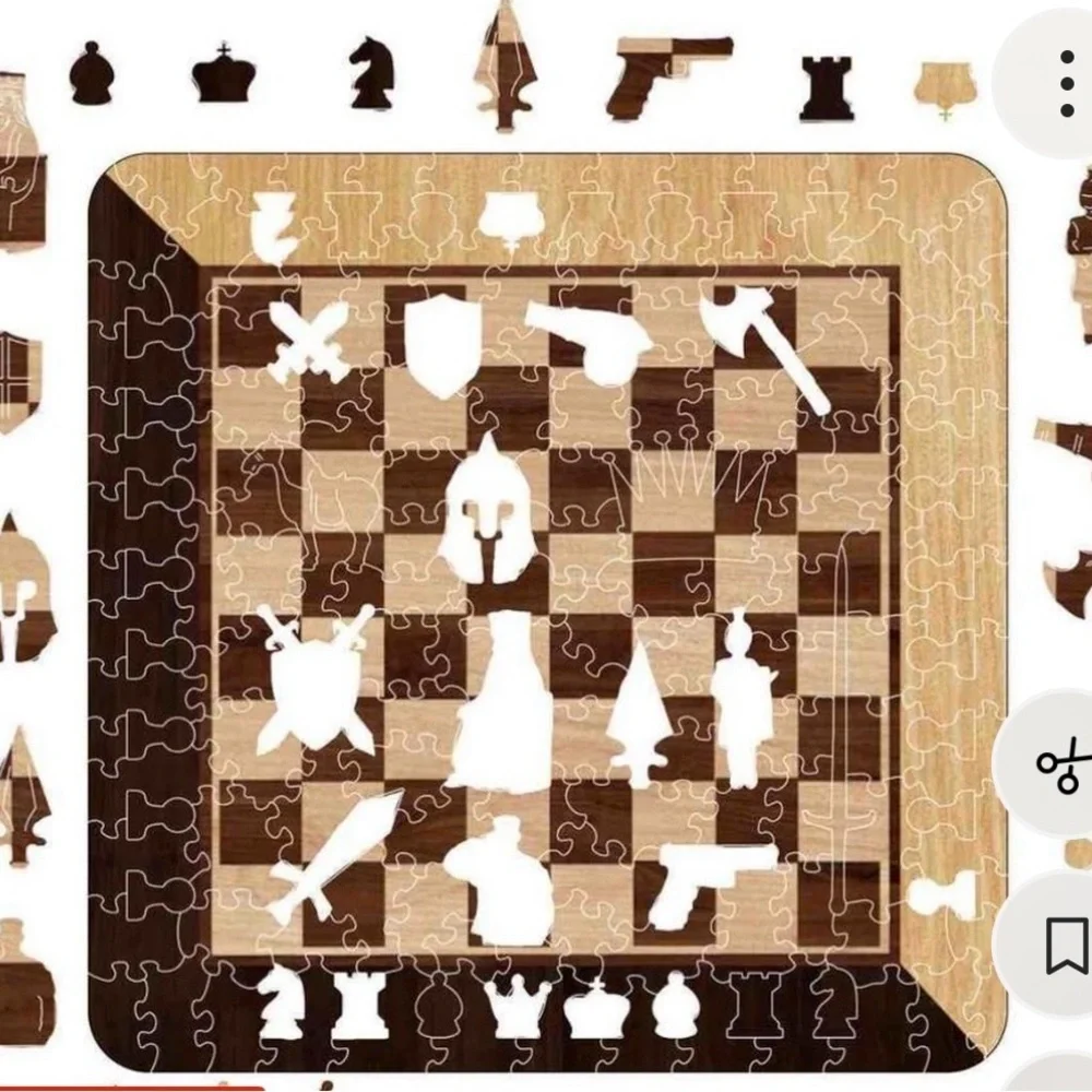 Premium Wooden Puzzle Game By Crafthub New - Picture 3 of 5